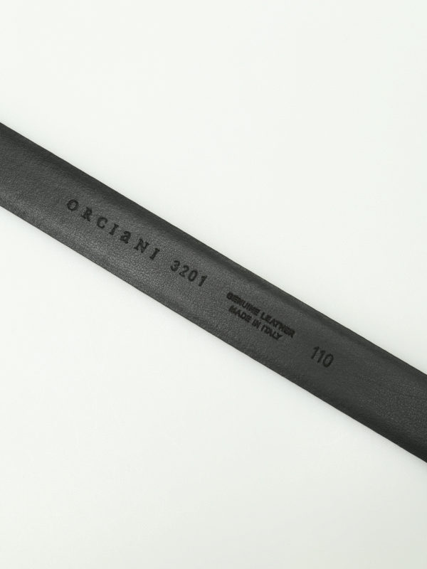 The Best Shops ORCIANI: cinture - Cintura in pelle spazzolata